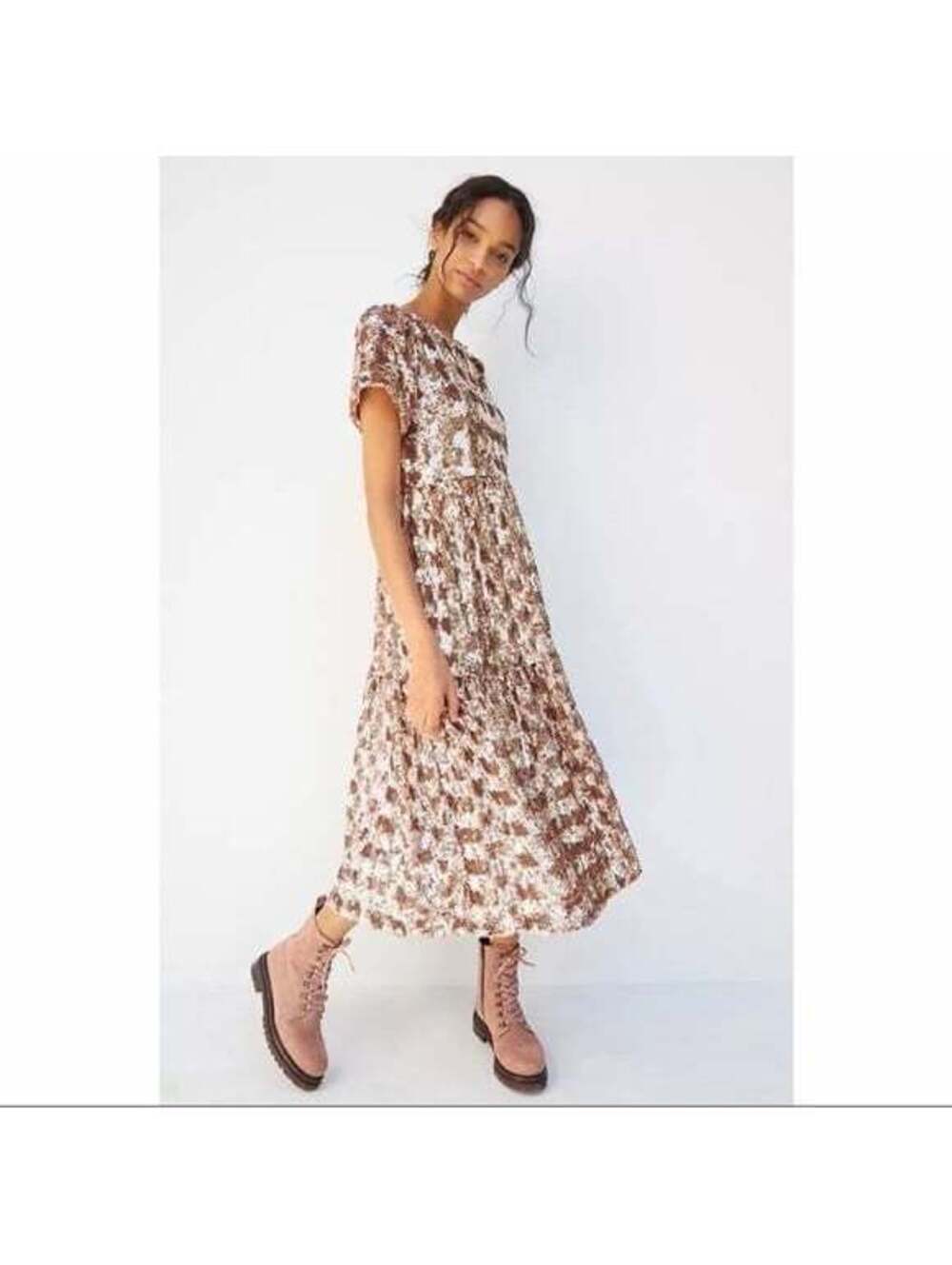 Anthropologie Maeve Bernadette Sequin Showstopper Dress NWT Small